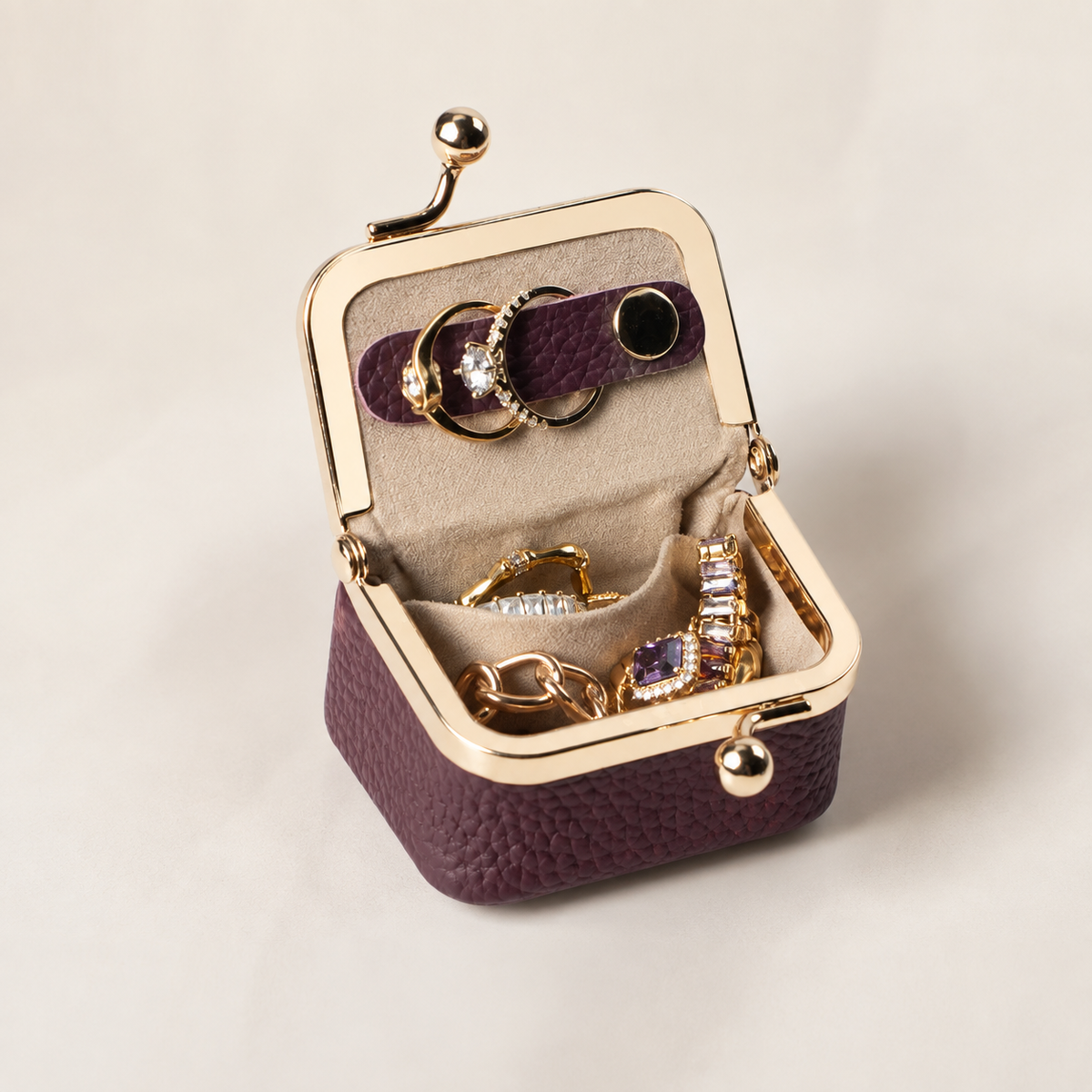 Genuine Leather Mini Pouch