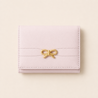 Cute Coquette Bow Wallet Small Compact Wallet